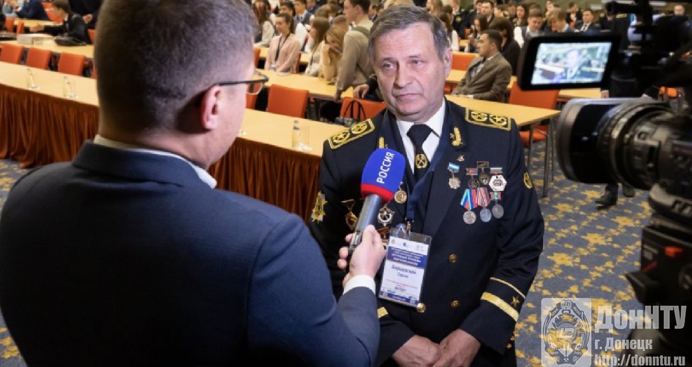 Интервью проректора ДонНТУ С.В. Борщевского программе «Вести» ТВ-канала «Россия-24»