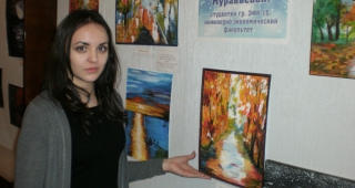 Анастасия Муравьева с любимой работой «Дорога в душу»