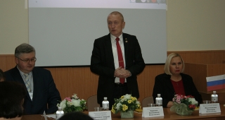 Конференцию открыл ректор, профессор К. Н. Мареничем 