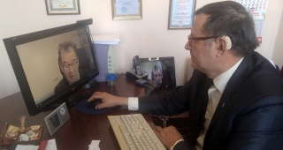 С. В. Борщевский за работой