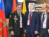 Декан горного факультета ДонНТУ проф. С. В. Борщевский с коллегами из Белорусского национального технического университета