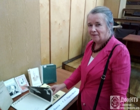 Гость мероприятия О. М. Серик, сотрудник патентно-лицензионного отдела