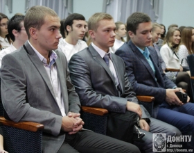 Церемония вручения в Доме профсоюзов