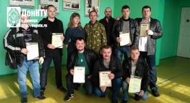 Члены добровольной народной дружины г. Горловки