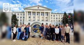 Коллектив группы ДонНТУ 1 день обучения